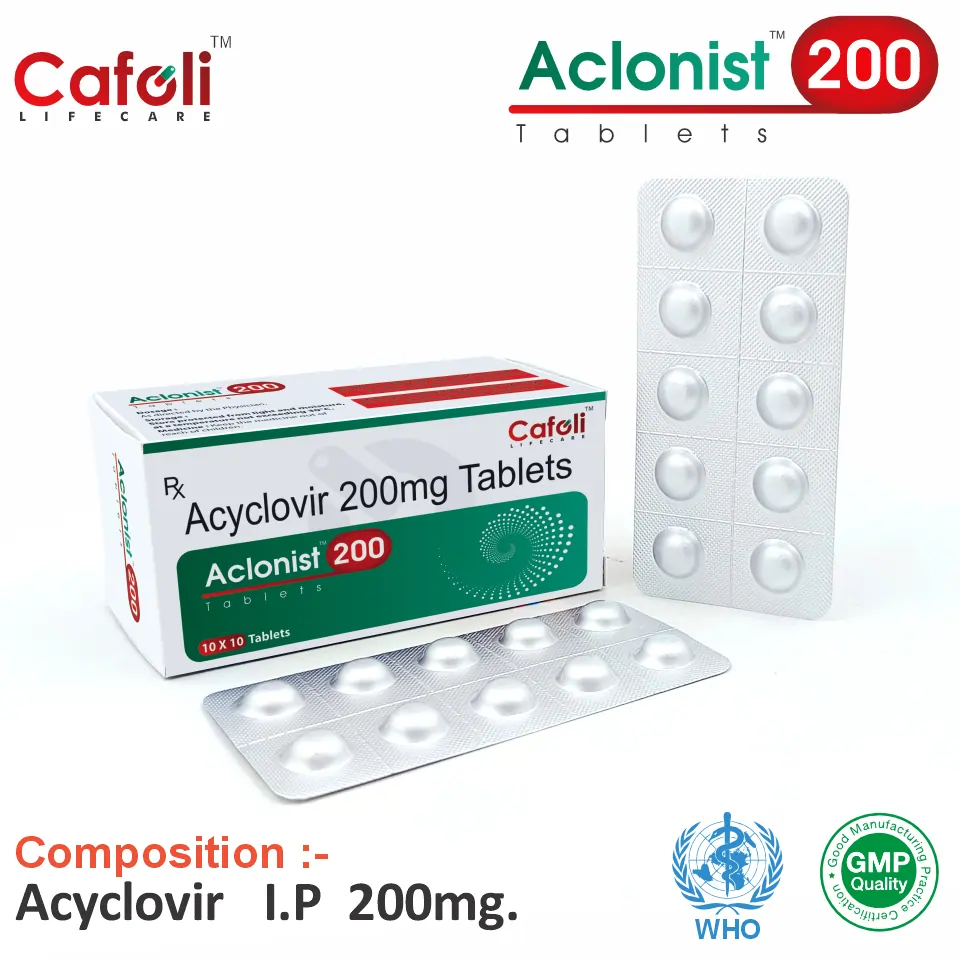 Acyclovir 200mg Tablet PCD Pharma
